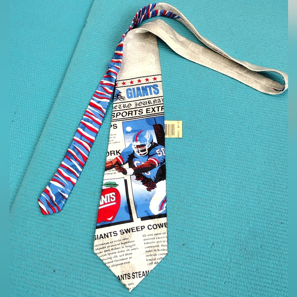 NWT Team NFL New York Giants Super Bowl XXL XXV Champions - Vintage Tie